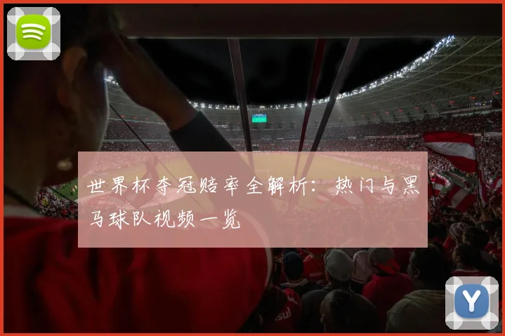 世界杯夺冠赔率全解析：热门与黑马球队视频一览